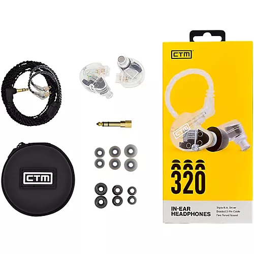 Clear Tune Monitors CE220 Clear Pro Isolating Wired In-Ear Monitors - musicians--Friend