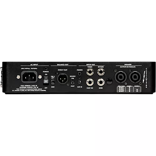 Gallien-Krueger Fusion 1200S 1,200W Tube-Hybrid Bass Amp Head Black - musicians--Friend