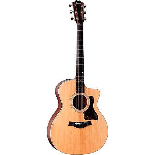 Taylor 214ce Grand Auditorium Acoustic-Electric Guitar Natural - musicians--Friend