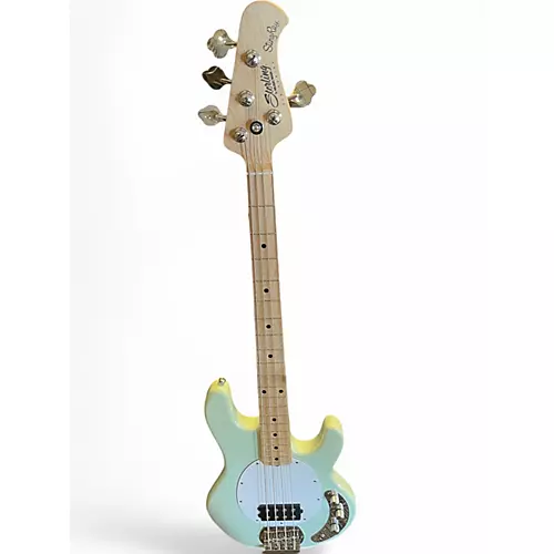 Used Sterling by Music Man stingray  Seafoam Green Electric Bass Guitar Seafoam Green - musicians--Friend