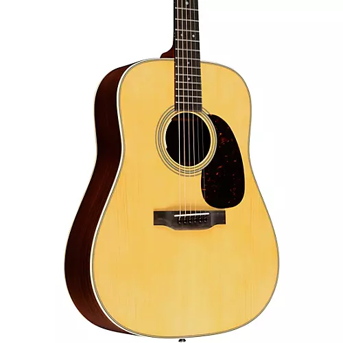 Martin Custom Shop 28 Style Adirondack Spruce-East Indian Rosewood Dreadnought Acoustic-Electric Guitar Natural - musicians--Friend