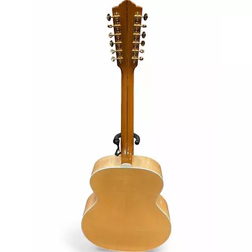 Used Guild F-512 Natural 12 String Acoustic Guitar Natural - musicians--Friend