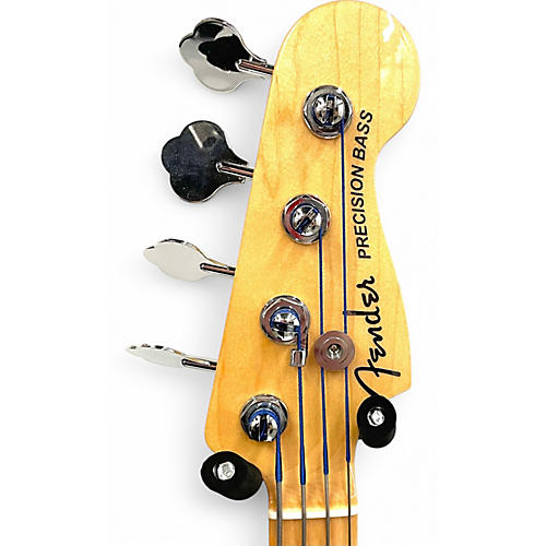 Used Fender American Elite Precision Bass Tobacco Burst Electric Bass Guitar Tobacco Burst - musicians--Friend