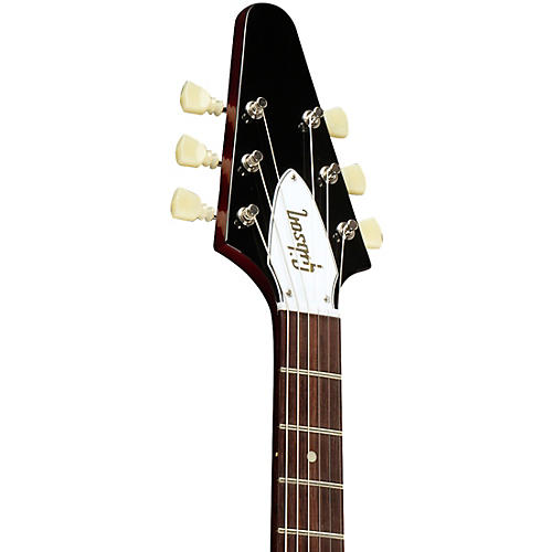 Gibson Custom 1967 Mahogany Flying V Reissue With Maestro Vibrola Electric Guitar Sparkling Burgundy - musicians--Friend