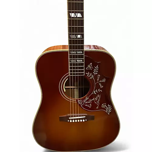 Used Gibson Gibson Custom Shop 1960 Hummingbird Cherry Sunburst Acoustic Guitar Cherry Sunburst - musicians--Friend