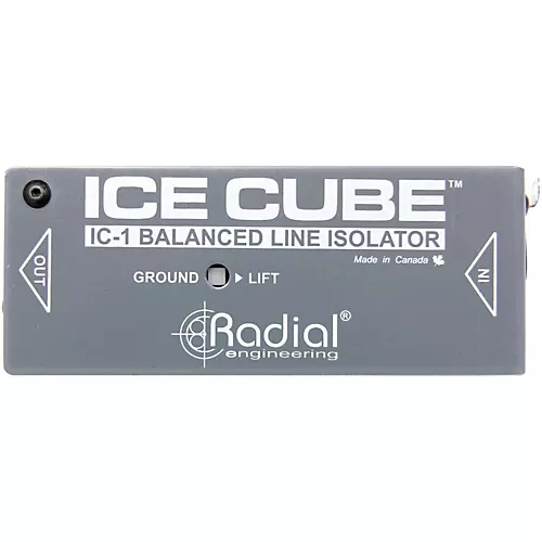 Radial Engineering IceCube IC-1 Balanced Line Isolator and Hum Eliminator - musicians--Friend