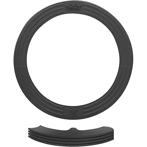 Remo External Sub Muff'l Bass Drum System 16 in. Black - musicians--Friend