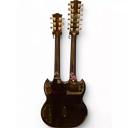 Used 2019 Gibson EDS1275F SG Double Neck Purple Solid Body Electric Guitar Purple - musicians--Friend