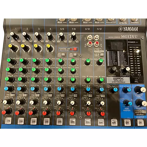 Used Yamaha MG12XU Unpowered Mixer - musicians--Friend