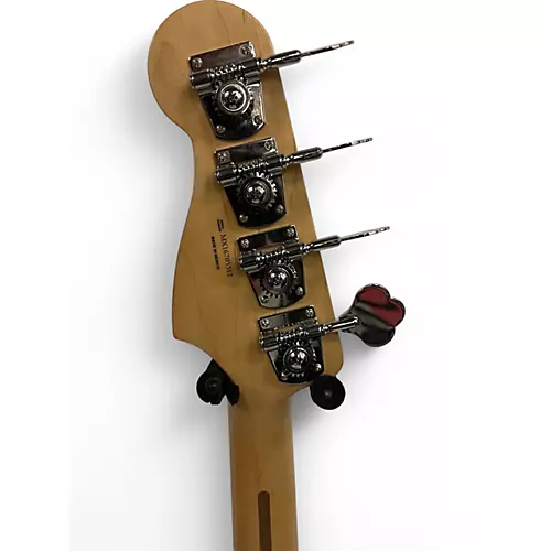 Used 2016 Fender Player Precision Bass Black Electric Bass Guitar Black - musicians--Friend