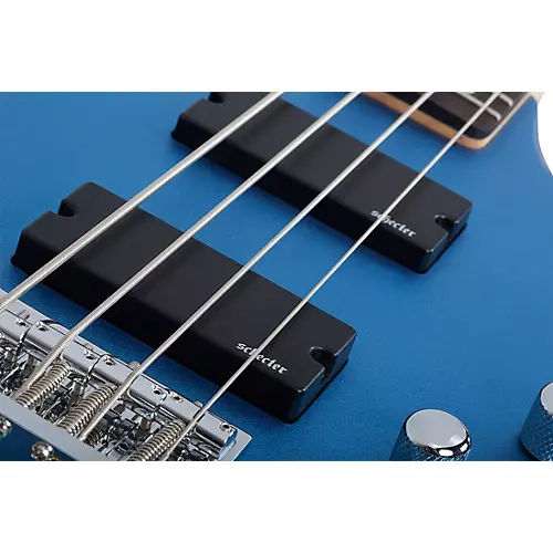 Schecter Guitar Research C-4 Deluxe Electric Bass Satin Black - musicians--Friend