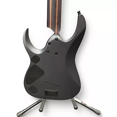 Used Ibanez RGA71AL Axion Label 7 String Black Aurora Burst Solid Body Electric Guitar Black Aurora Burst - musicians--Friend