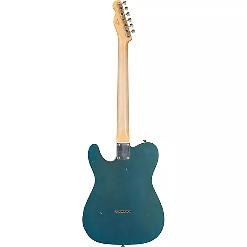 Fender Custom Shop 1963 Telecaster Custom Journeyman Relic Electric Guitar Masterbuilt by Paul Waller Aged Firemist Gold - musicians--Friend