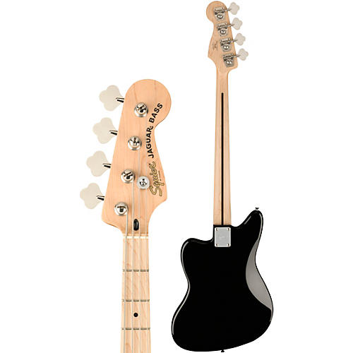 Squier Affinity Series Jaguar Bass H Maple Fingerboard Black - musicians--Friend