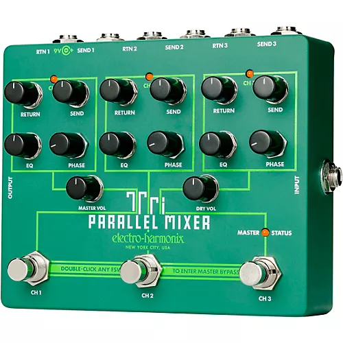 Electro-Harmonix Tri Parallel Mixer Pedal - musicians--Friend