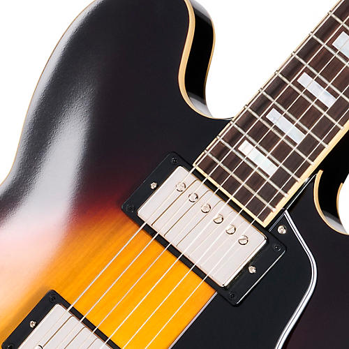 Epiphone 1962 ES-335 Reissue Semi-Hollow Electric Guitar Sixties Cherry - musicians--Friend