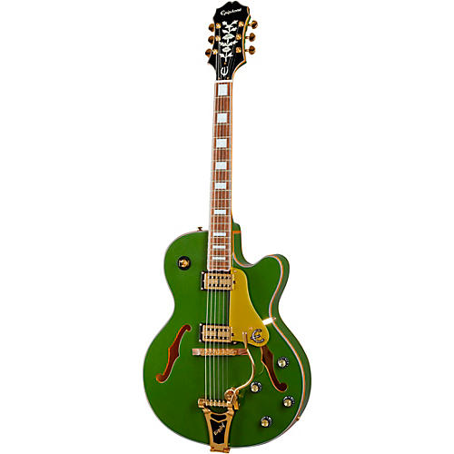 Epiphone Emperor Swingster Hollowbody Electric Guitar Delta Blue Metallic - musicians--Friend