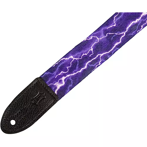 Levy's MPJR 1 1/2 inch Wide Kids Guitar Strap Black, Blue - musicians--Friend