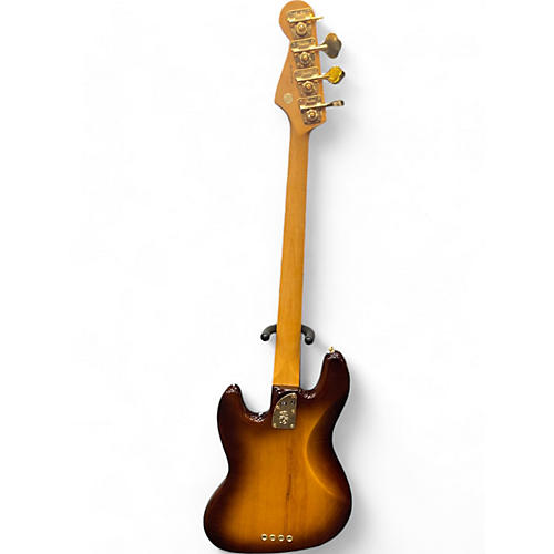 Used Fender 75th Anniversary Commemorative American Jazz Bass SUNBURST Electric Bass Guitar SUNBURST - musicians--Friend