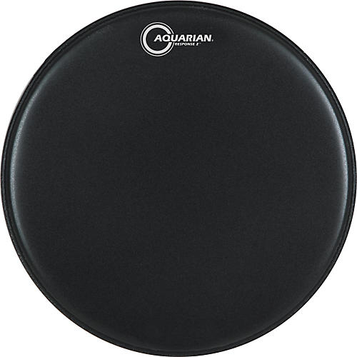 Aquarian Response 2 Drum Head (Black) 18 in. - musicians--Friend