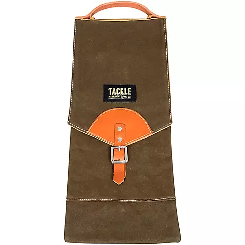 Tackle Instrument Supply Forest Green Waxed Canvas Compact Stick Bag - musicians--Friend