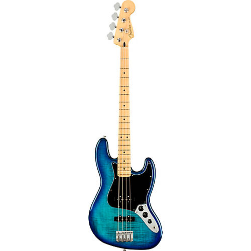 Fender Player Jazz Bass Plus Top Limited-Edition Bass Guitar Blue Burst - musicians--Friend