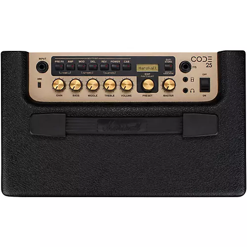 Marshall CODE25 25W 1x10 Guitar Combo Amp Black - musicians--Friend
