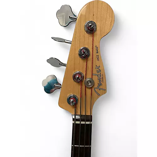 Used Fender American Select Active Jazz Bass Amber Electric Bass Guitar Amber - musicians--Friend