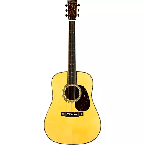 Martin Custom Shop Dreadnought Style 45 Sitka Spruce-Wild Grain East Indian Rosewood Acoustic Guitar Natural - musicians--Friend