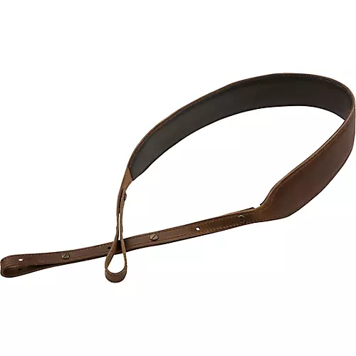 Fender Paramount Banjo Leather Strap Brown - musicians--Friend