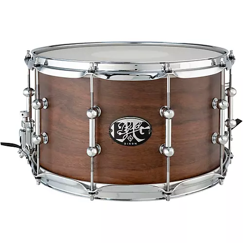 Dixon Artisan Gregg Bissonette Signature Big Bud Snare Drum 14 x 8 in. Natural Walnut Satin - musicians--Friend