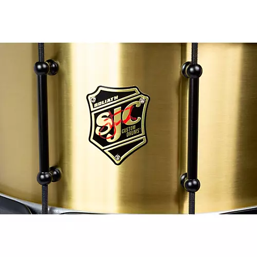 SJC Drums Limited-Edition Josh Dun Signature Goliath 3 mm Bell Brass Snare Drum 14 x 7 in. - musicians--Friend