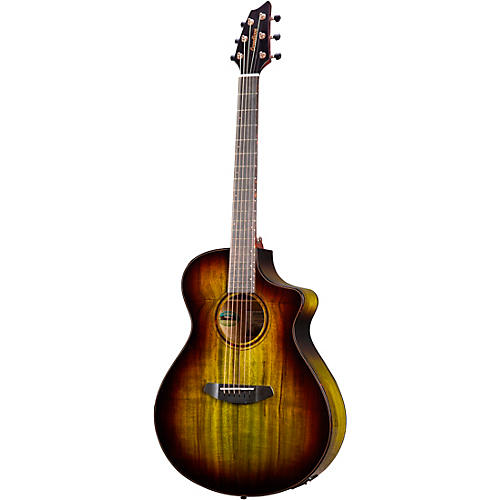 Breedlove Pursuit Exotic S CE Concert Acoustic-Electric Guitar Blackberry - musicians--Friend
