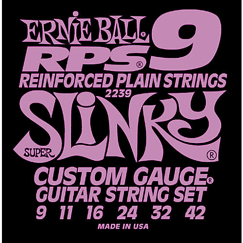 Ernie Ball 2239 Super Slinky RPS 9 Electric Guitar Strings - musicians--Friend