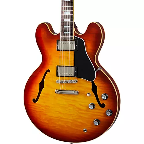 Gibson ES-335 Figured Semi-Hollow Electric Guitar Deep Ocean Burst - musicians--Friend