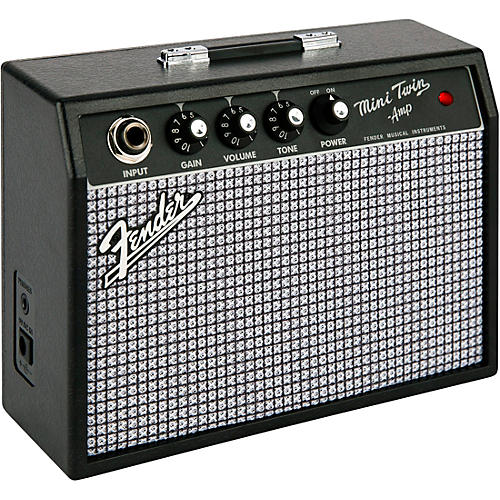 Fender Mini '65 Twin 1W 2x3 Guitar Combo Amp Blonde - musicians--Friend