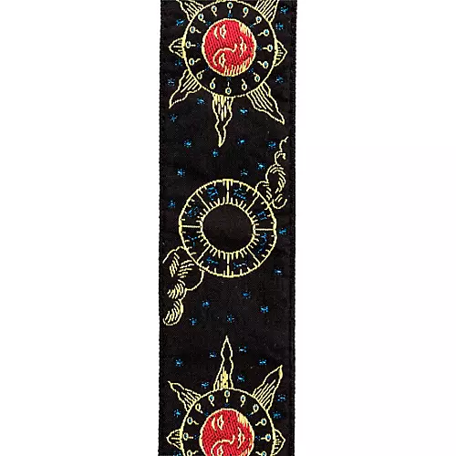 D'Addario 50 mm Nylon Guitar Strap, Sun and Moon Sun and Moon 2 in. - musicians--Friend