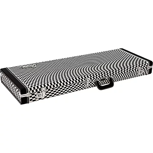 Fender Classic Series Strat/Tele Electric Guitar Case Wavy Checkerboard - musicians--Friend