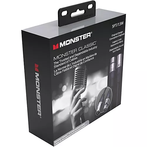 Monster Cable Prolink Classic Microphone Cable 30 ft. Black - musicians--Friend