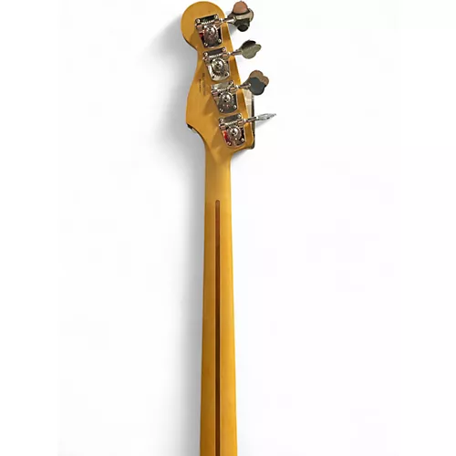 Used Fender Standard Jazz Bass Black and White Electric Bass Guitar Black and White - musicians--Friend