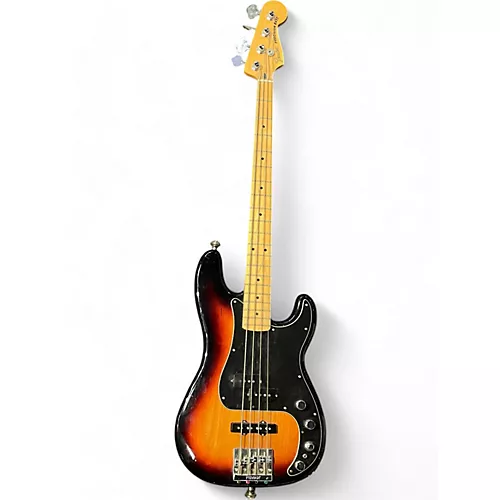 Used 2018 Fender Deluxe Active Precision Bass 3 Tone Sunburst Electric Bass Guitar 3 Tone Sunburst - musicians--Friend