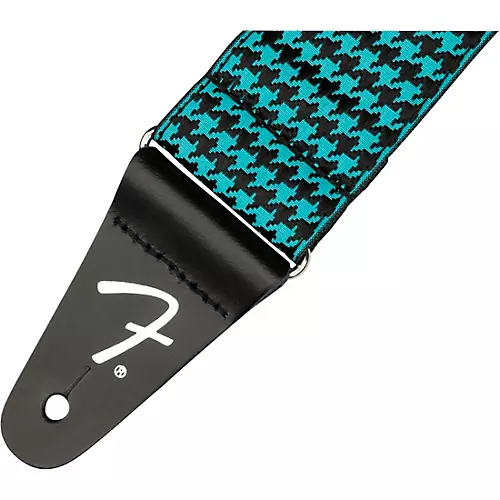 Fender Houndstooth Jacquard Guitar Strap Red 2 in. - musicians--Friend