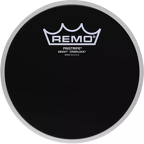 Remo Pinstripe Ebony Crimplock Drum Head 12 in. - musicians--Friend
