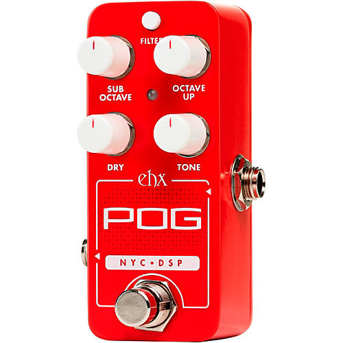 Electro-Harmonix Pico POG Poly Octave Generator Effects Pedal Red - musicians--Friend