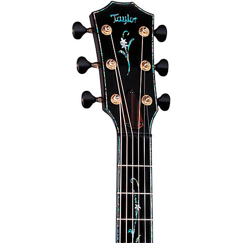 Taylor Custom Sinker Redwood-Black Limba Grand Auditorium Acoustic-Electric Guitar Natural - musicians--Friend