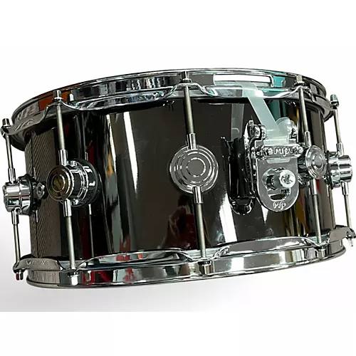 Used DW 14X6.5 Collector's Series Snare Black Nickel Drum Black Nickel 213 - musicians--Friend
