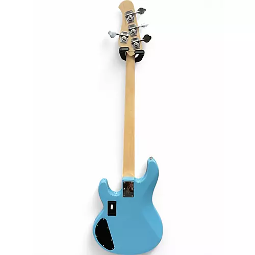 Used Sterling by Music Man RAY4 HH BLUE Electric Bass Guitar BLUE - musicians--Friend