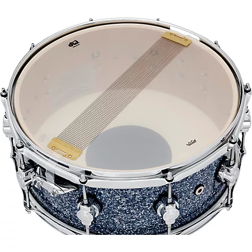 DW Design Series Snare Drum 14 x 6 in. Blue Granite Finish Ply - musicians--Friend