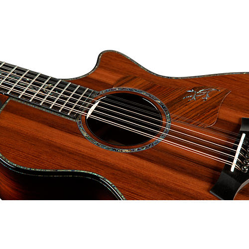 Taylor PS52ce Grand Concert 12-Fret 12-String Acoustic-Electric Guitar Shaded Edge Burst - musicians--Friend
