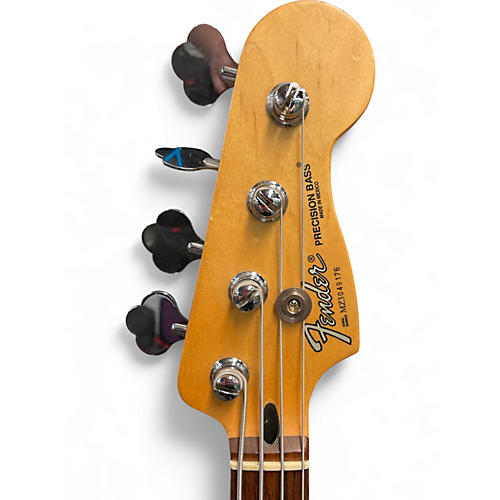 Used Fender Standard Precision Bass Midnight Wine Electric Bass Guitar Midnight Wine - musicians--Friend